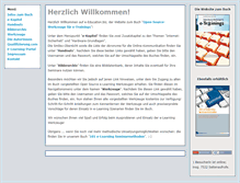 Tablet Screenshot of e-education.qualifizierung.com